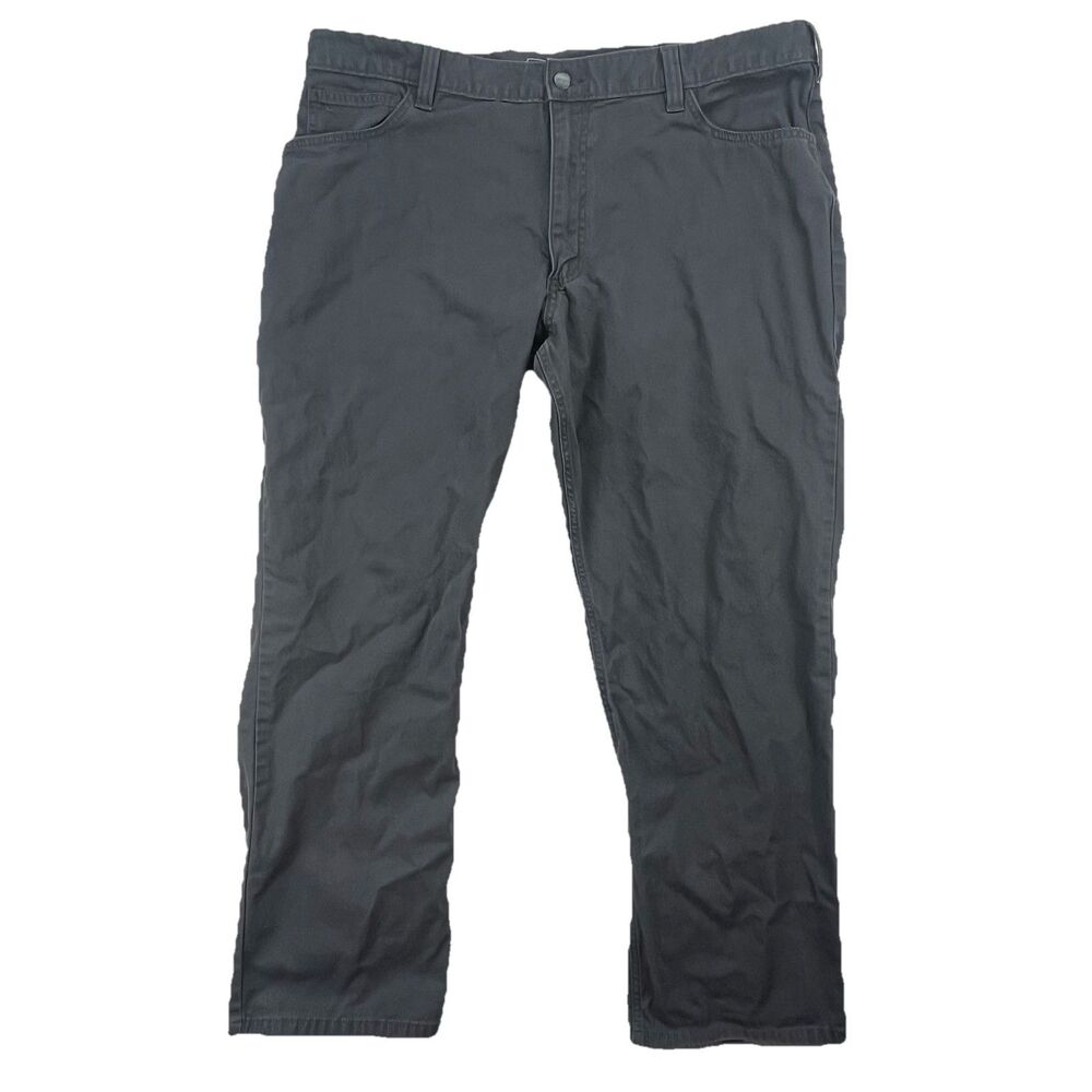Carhartt Pants Men’s Size 40x30 Gray Relaxed Fit Rugged Flex Workwear BN2517-M